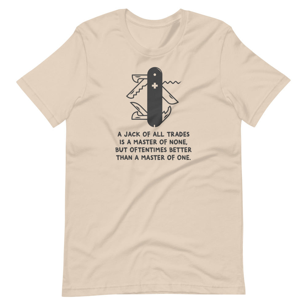 Jack Of All Trades TShirt - Soft Cream Color - https://ascensionemporium.net